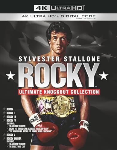 Rocky Collection 6 Movie DVD Set Rocky I II III IV V Balboa