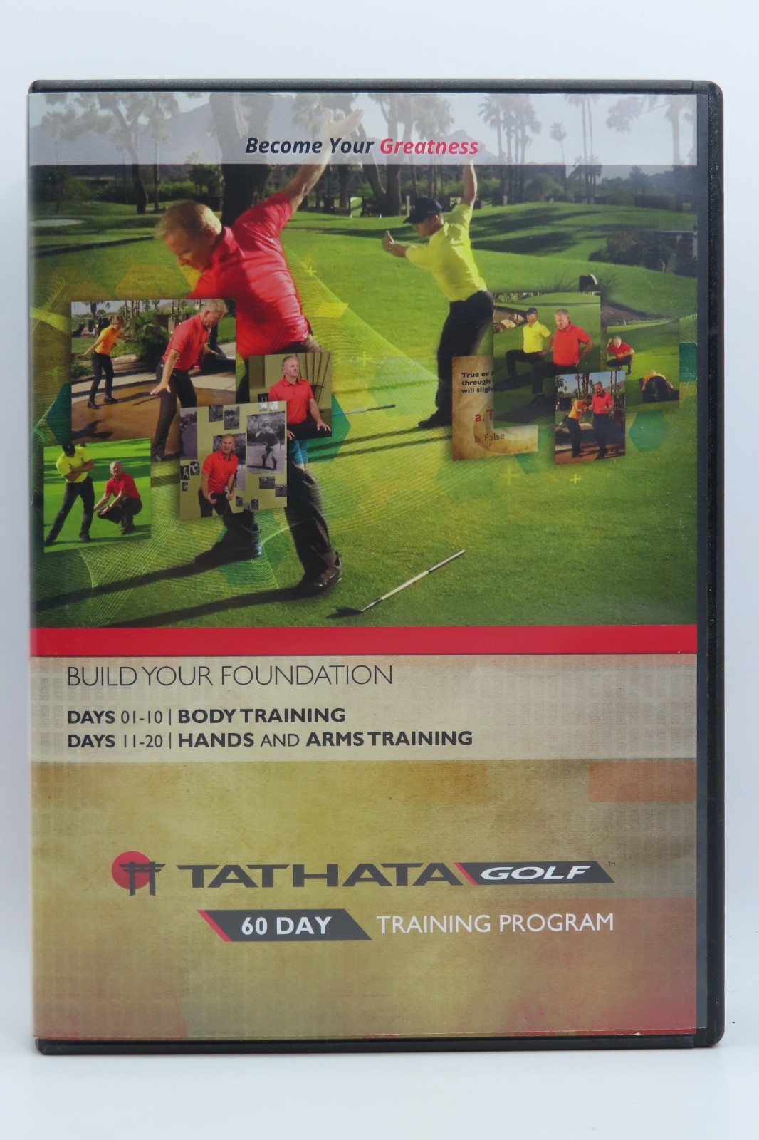 Like New – Tathata Golf 60 Day Training Program DVD Box Set 01-60 30 Discs