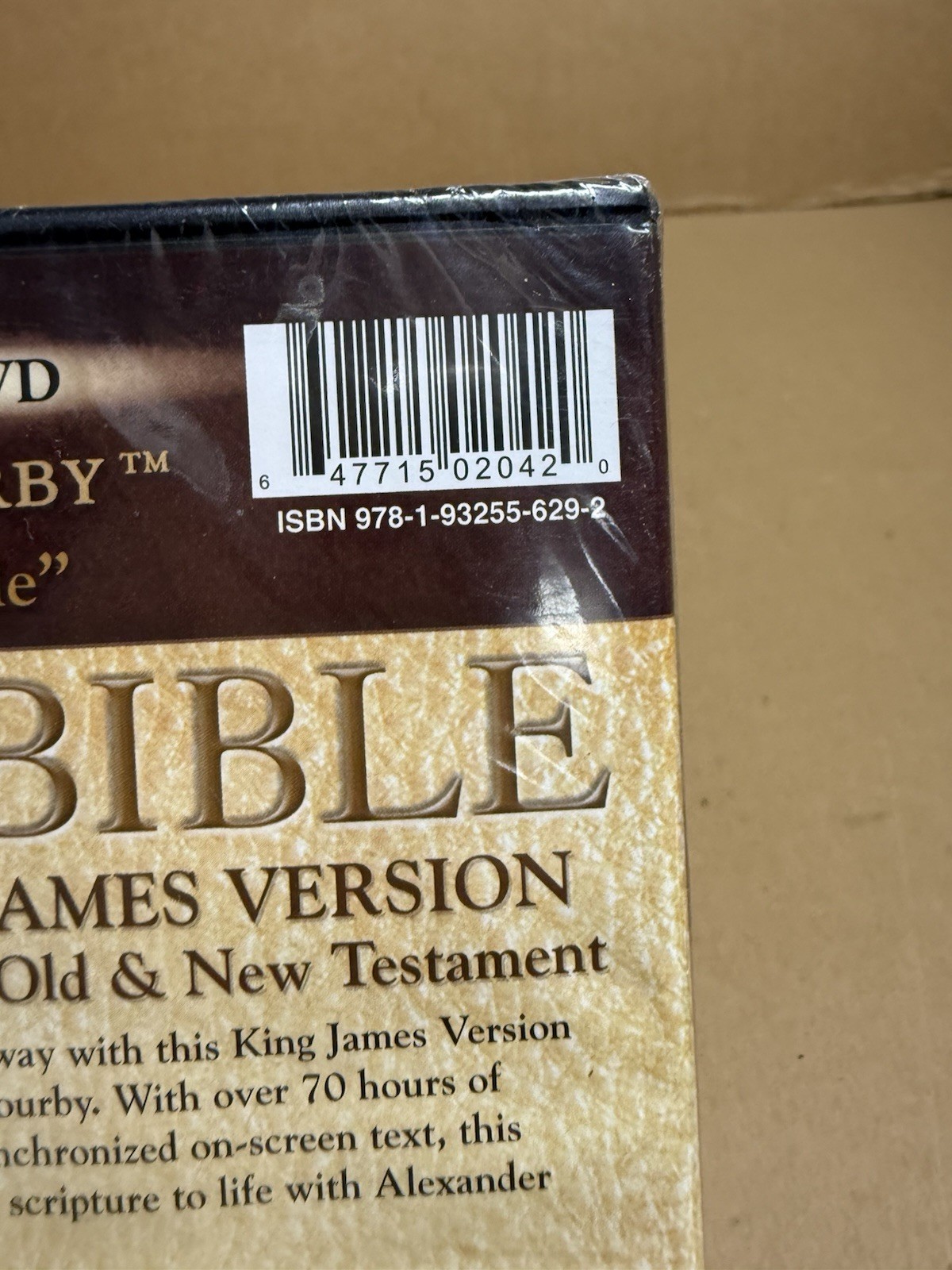 Holy Bible Complete King James Version Alexander Scourby NEW Read Description!!