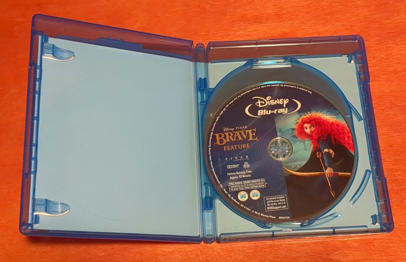 Brave blu-ray John Lasseter Andrew Stanton Pete Docter Kelly Macdonald