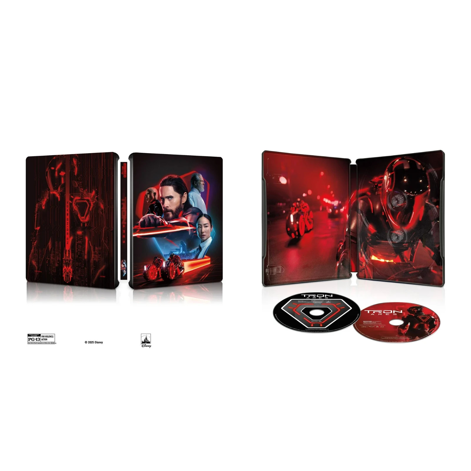 Hoppers 4K & Tron Ares 4K & Tron Legacy 4K & Tron 4K (4x DISNEY STEELBOOK)