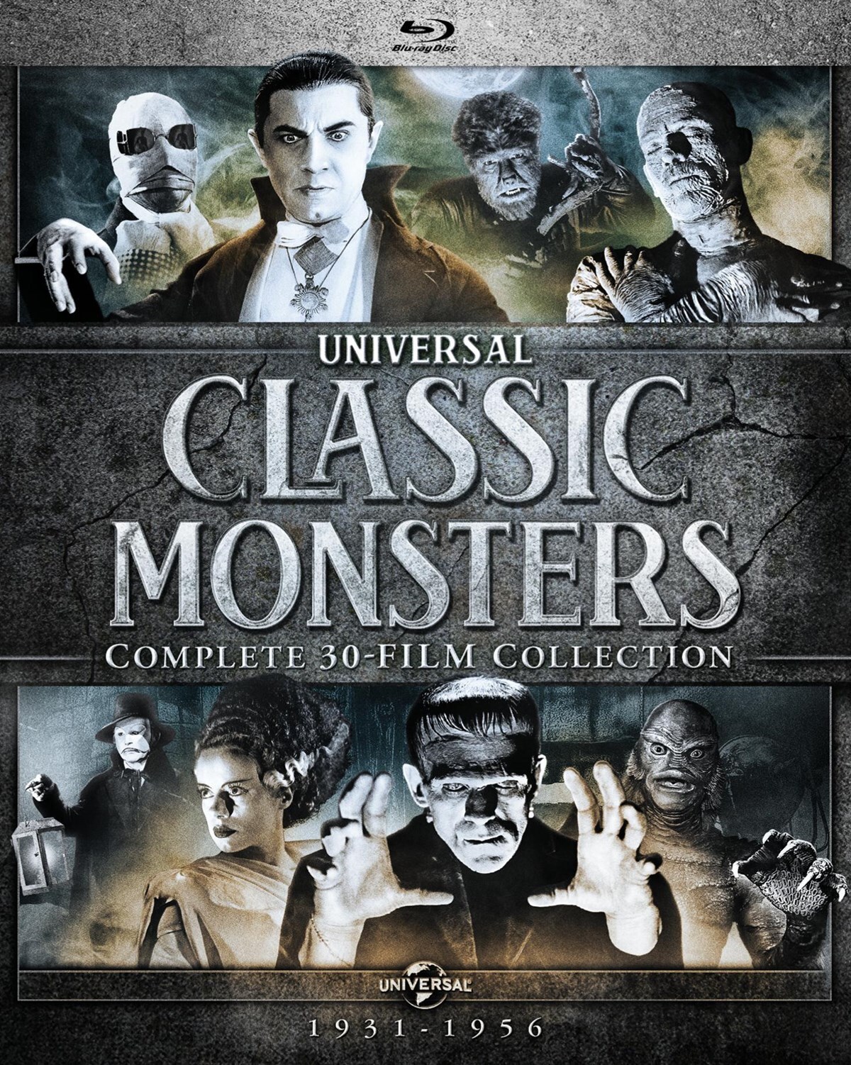 Universal Classic Monsters Complete 30-Film Collection Blu-ray Edgar Barrier NEW