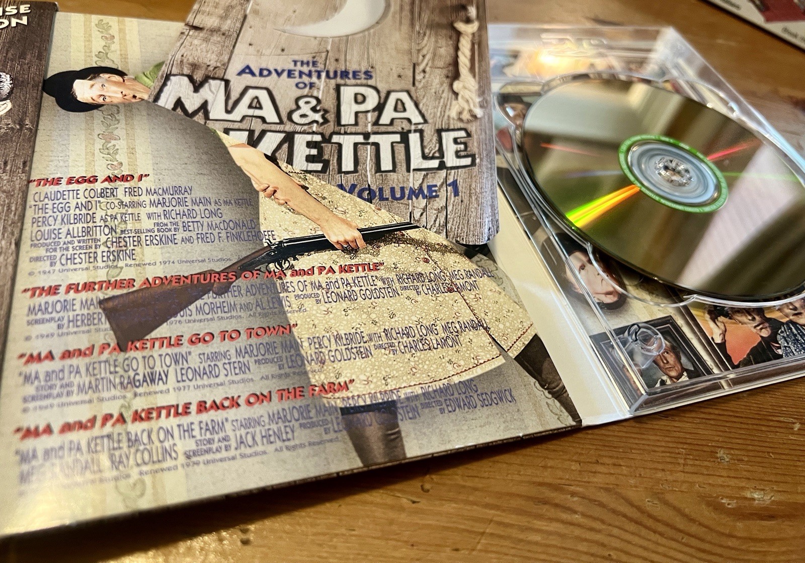 Ma & Pa Kettle Volume 1 + 2 RARE TV SERIES Franchise Collection DVDS w SLIPCOVER