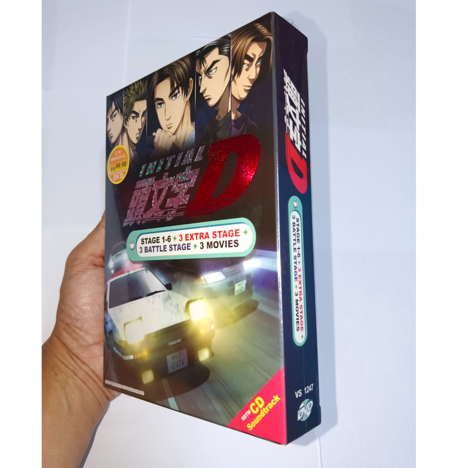DVD INITIAL D (Stage 1-6)+3 Movies+Extra COMPLETE SET Ship From USA