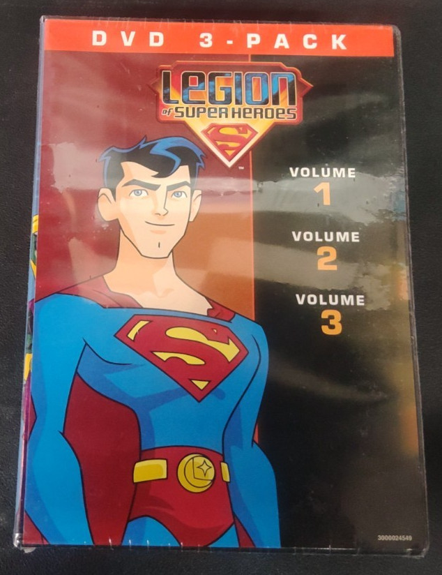 Legion of Super Heroes 3 Volume DVD Pack Sealed