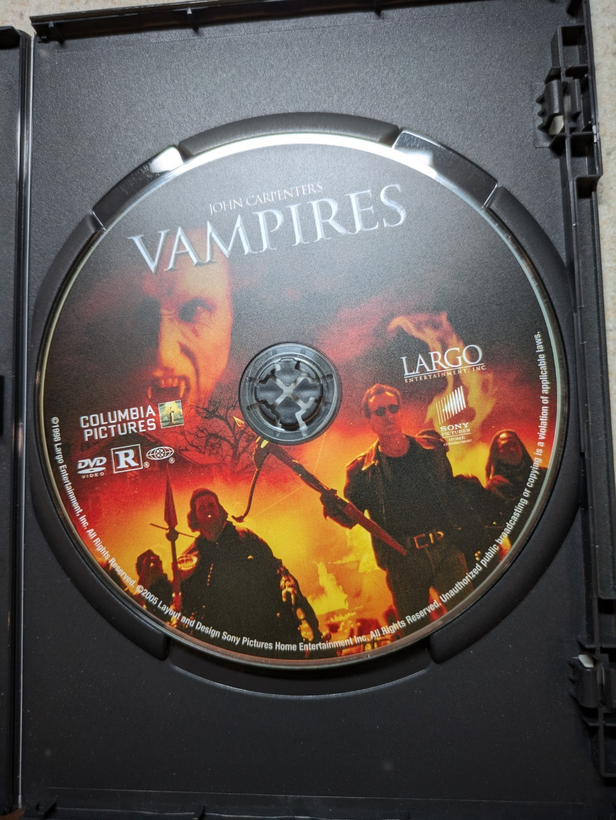 Vampires DVD 1999 John Carpenter James Woods Daniel Baldwin OOP Tested
