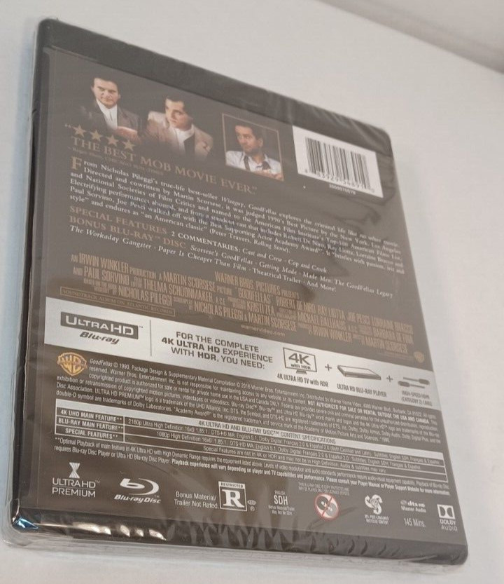 Goodfellas [4K UHD, 1990] Brand NEW (Sealed) – Shipping with Tracking