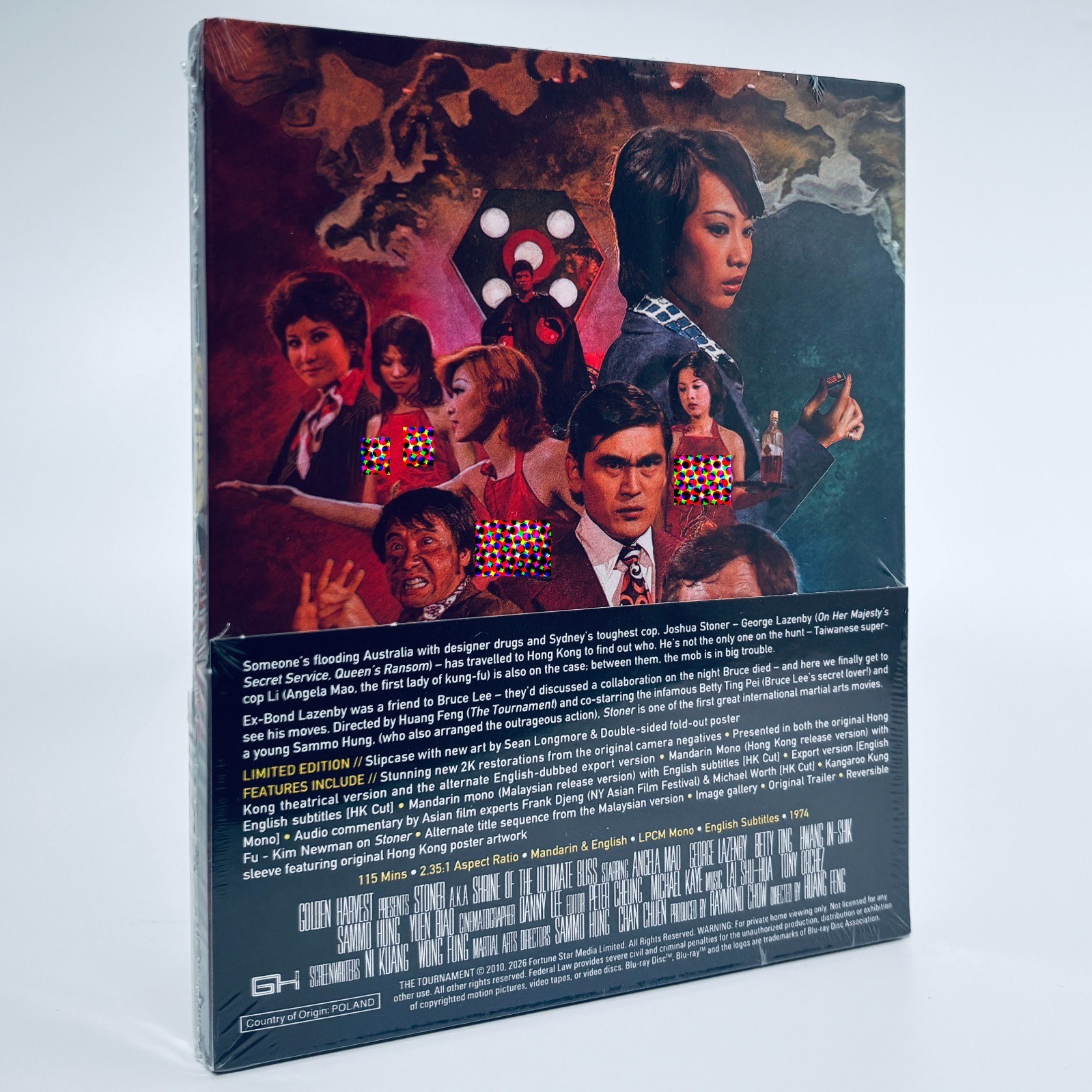 Stoner Blu-ray Huang Feng 88 Films George Lazenby Angela Mao Betty Ting Pei Samm