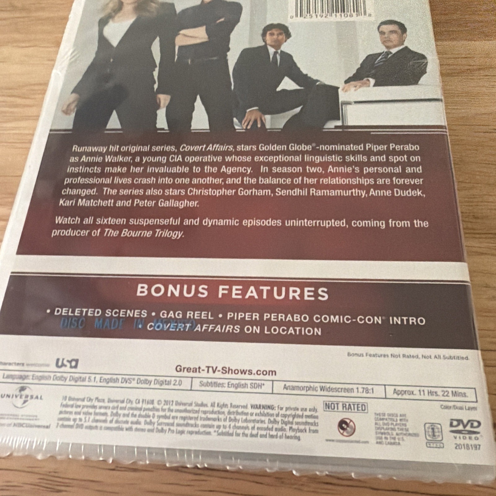 Covert Affairs: Season 1 & 2 (DVD, 2011) NEW Authentic US Release