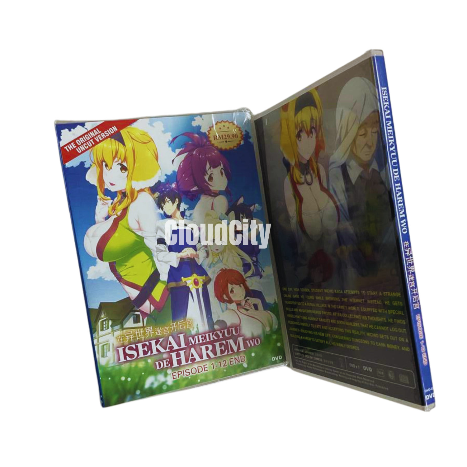 DVD Anime Isekai Meikyuu De Harem Wo(1-12End) English Sub & All Region UNCUT