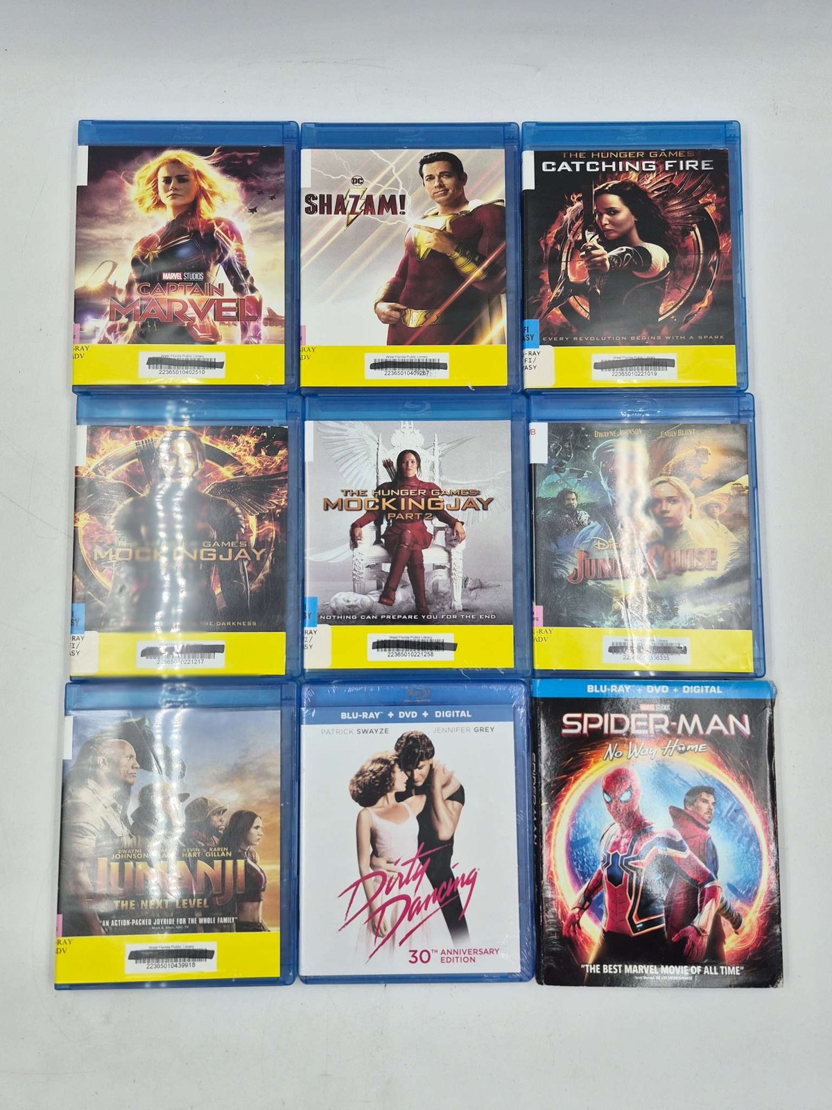 Lot of 40 Blu-ray & DVD Movies Action Sci-Fi Comedy Drama Mixed Condition Used