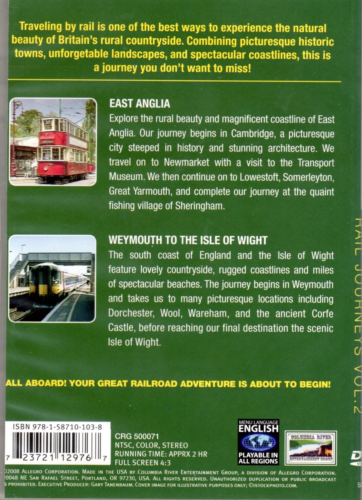 BRITISH RAIL JOURNEYS, 3 DVDs