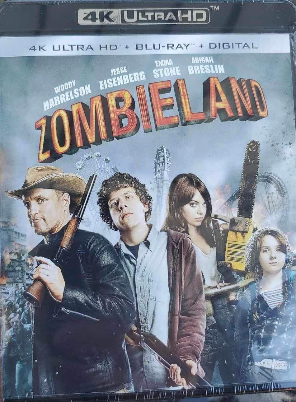 Zombieland (4K Ultra HD + Blu-Ray + Digital, 2009) New