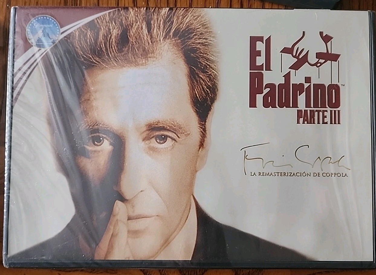 The Godfather DVD El Padrino 1 2 & 3. 2 & 3 are Unopened. Coppola Restoration