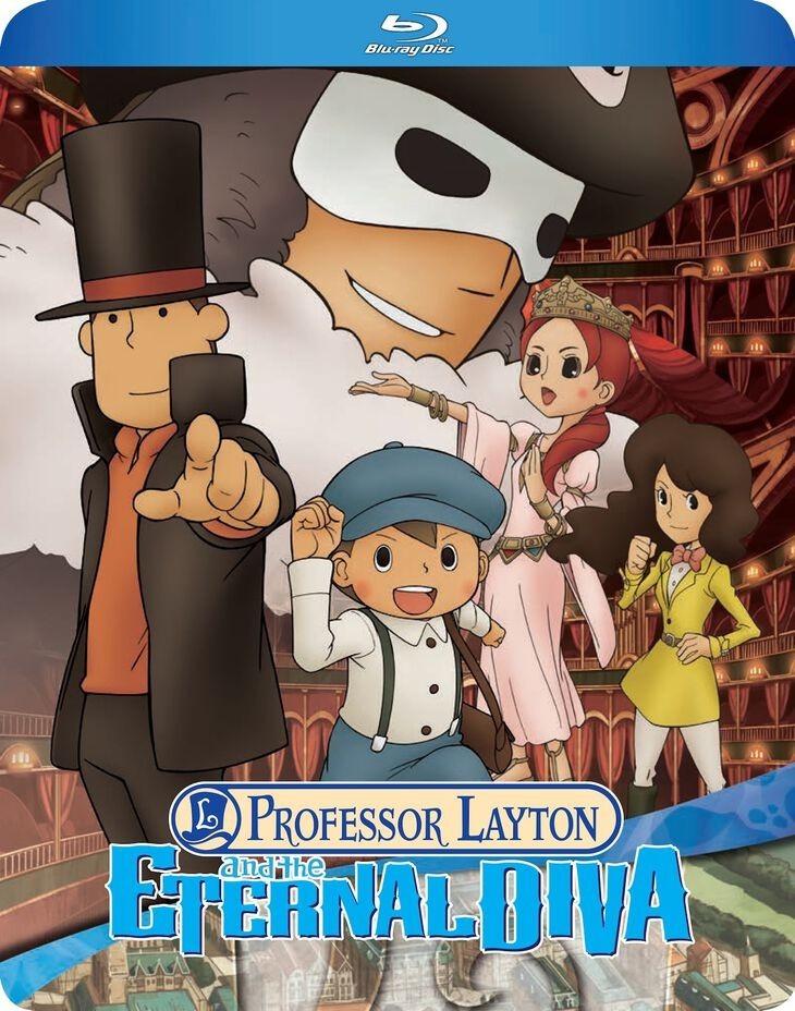 Professor Layton and the Eternal Diva complete series / NEW anime on Blu-ray