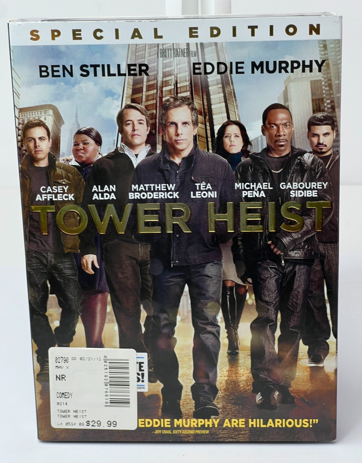 Tower Heist (DVD, 2012, Special Edition) NEW & SEALED Cardboard Sleeve