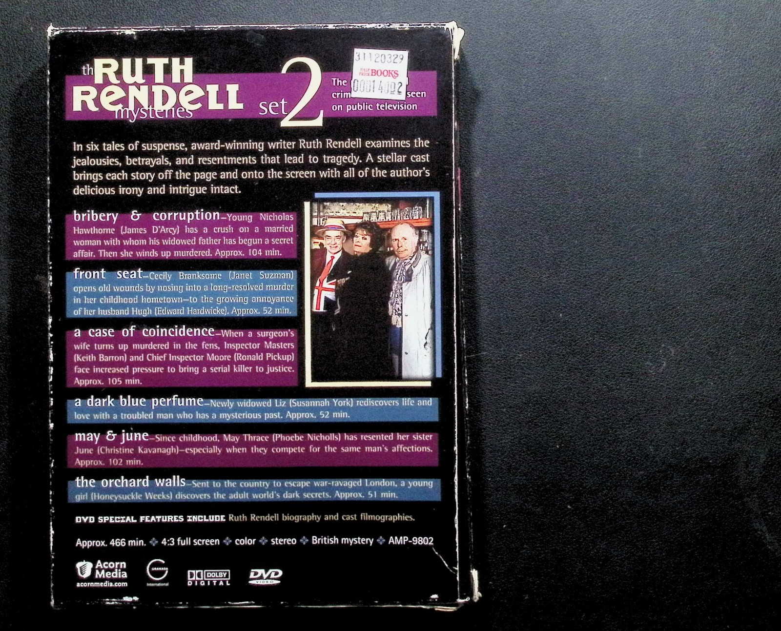 The Ruth Rendell Mysteries Series 2 3-Disc Set DVD Acorn Media