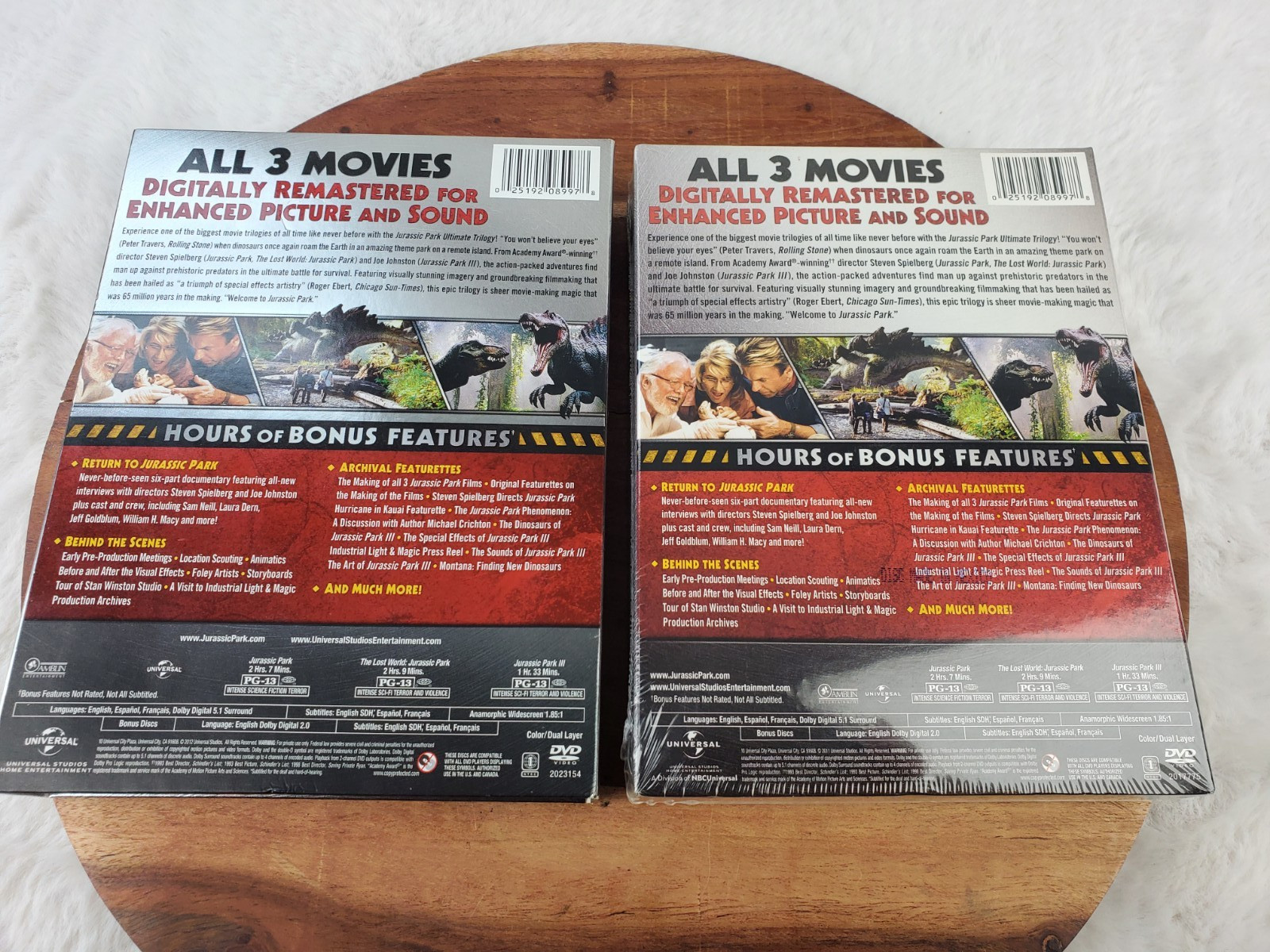 BRAND NEW Jurassic Park Ultimate Trilogy Collection (DVD, 2011, 4-Disc Set)