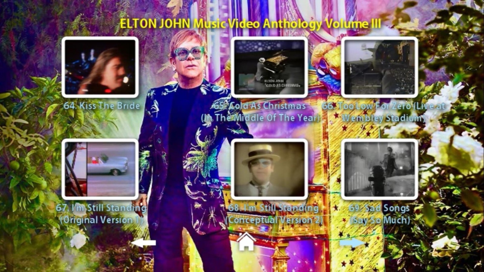 ELTON JOHN The Music Video Anthology 1969 to 2021 7 DVD Set 189 MUSIC VIDEOS