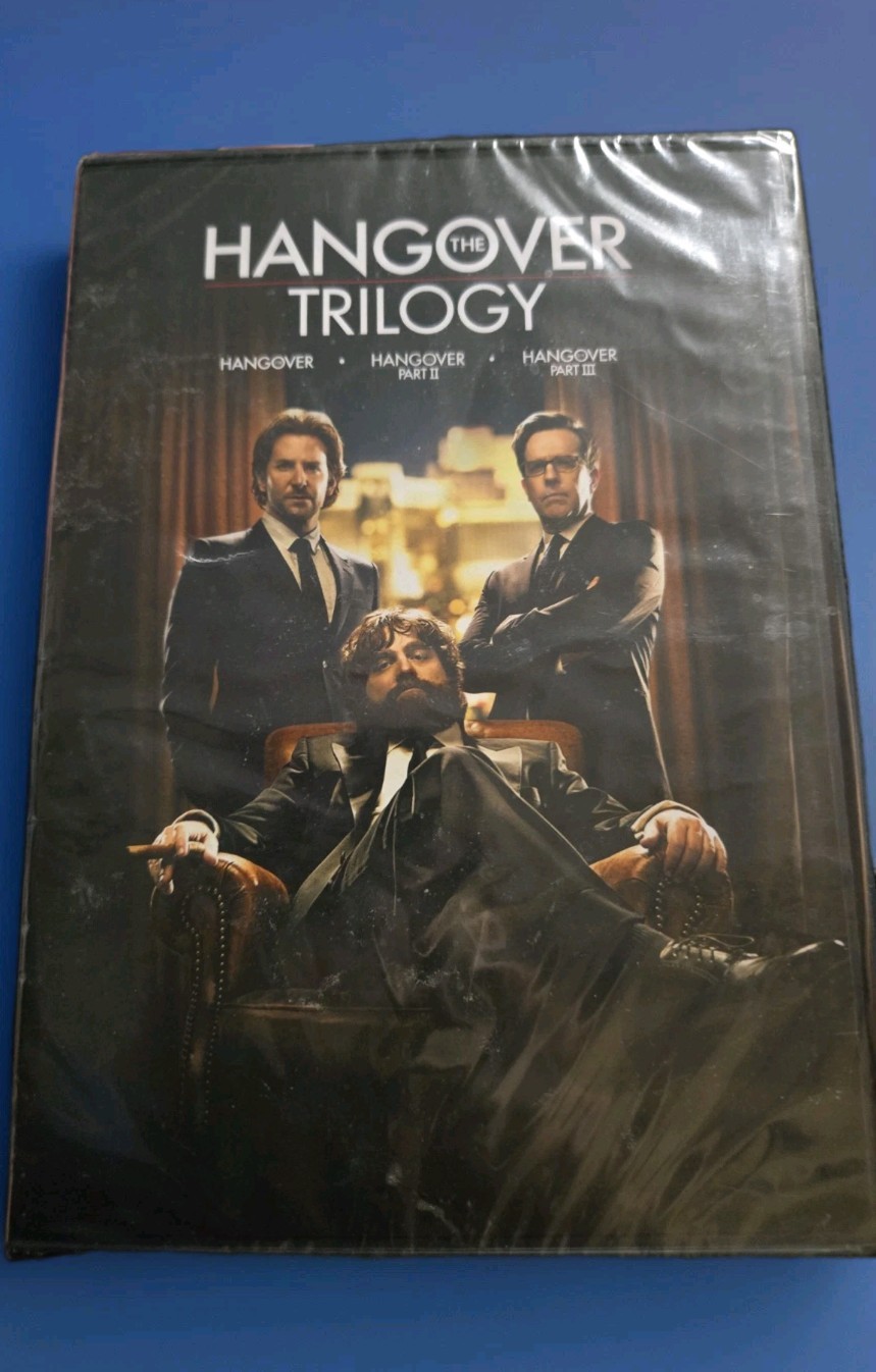 The Hangover Trilogy – Part 1, 2, 3 Bradley Cooper (DVD) NEW Sealed 300+ Minutes