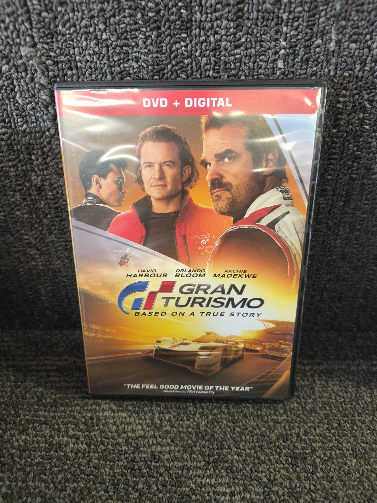 Gran Turismo DVD + Digital 2023 Racing Movie Neill Blomkamp