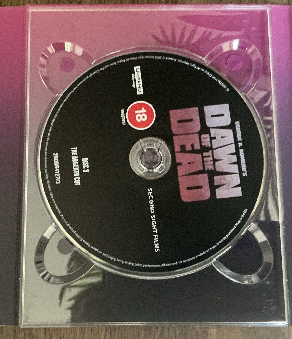 Dawn of the Dead (UHD•Blu-ray, 1978) Second Sight George Romero