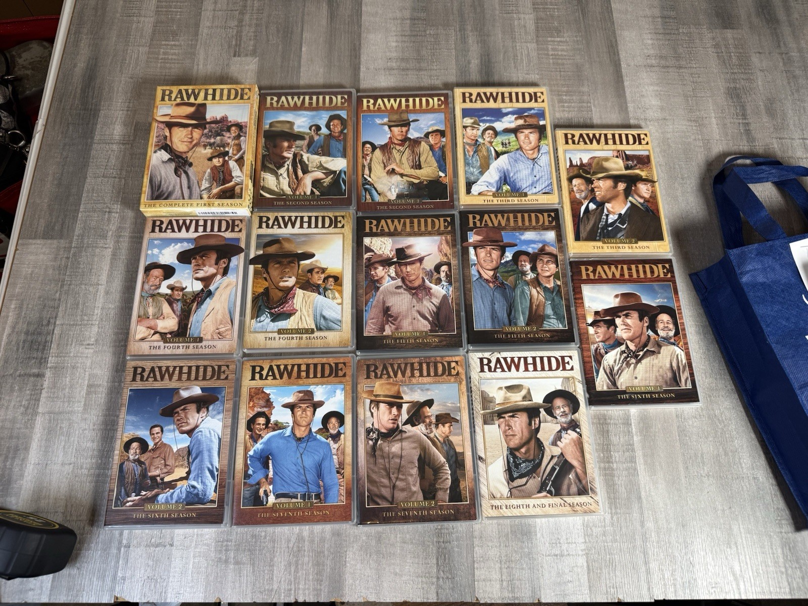 Rawhide: 100% Complete Series Pack Clint Eastwood EUC