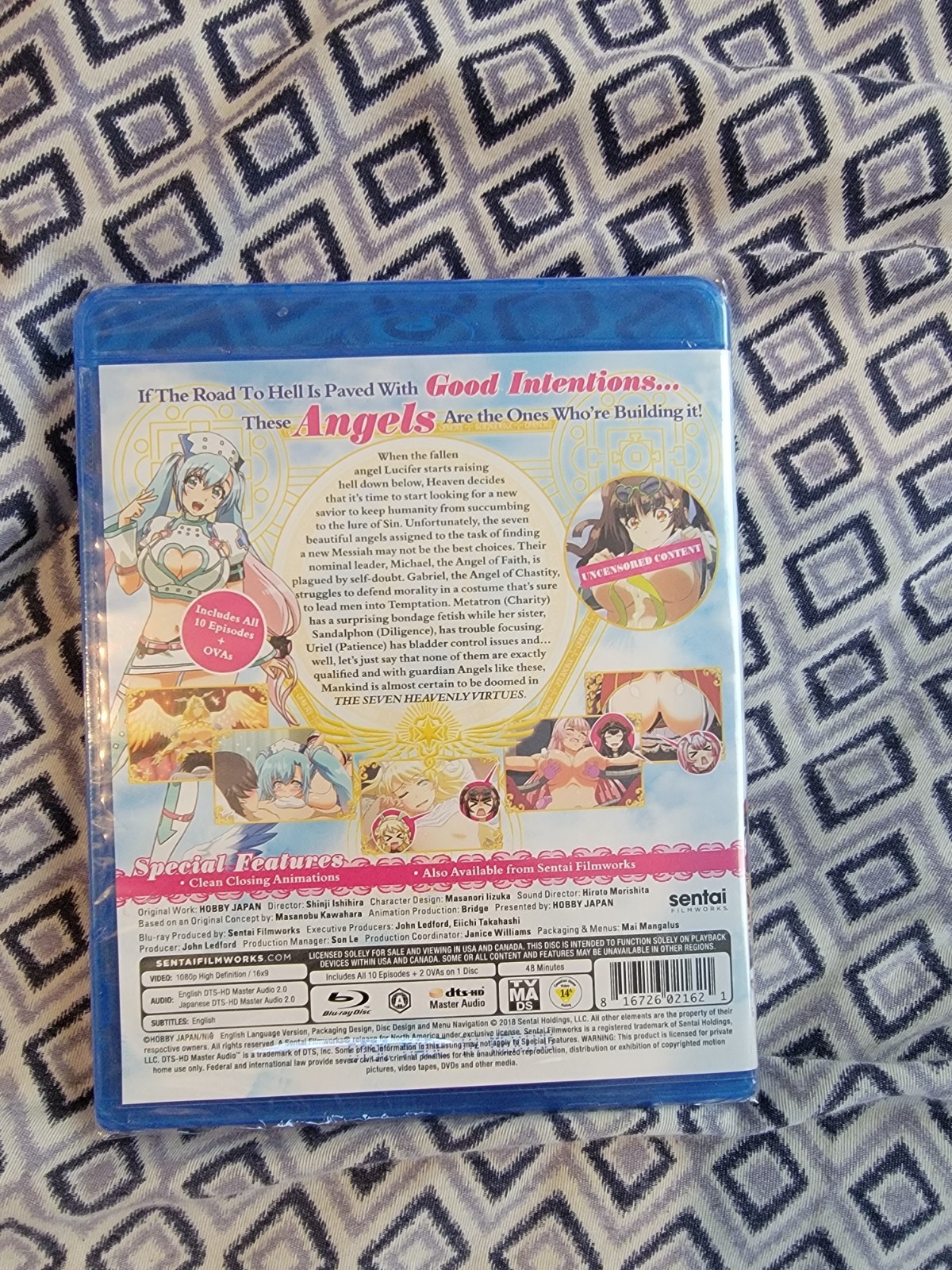 THE SEVEN HEAVENLY VIRTUES Complete Anime Collection (BLU-RAY, 2018) UNCENSORED