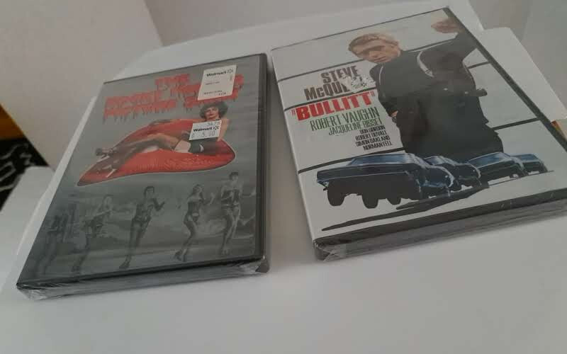 Rocky Horror Picture Show Tim Curry & Bullitt Steve McQueen DVDs sealed 2 set