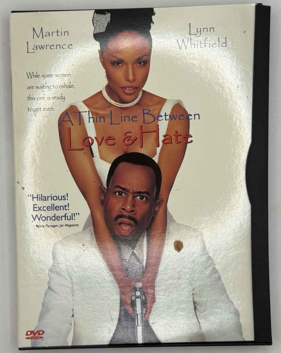 A Thin Line Between Love And Hate DVD Widescreen-Fullscreen Martin Lawrence 1996