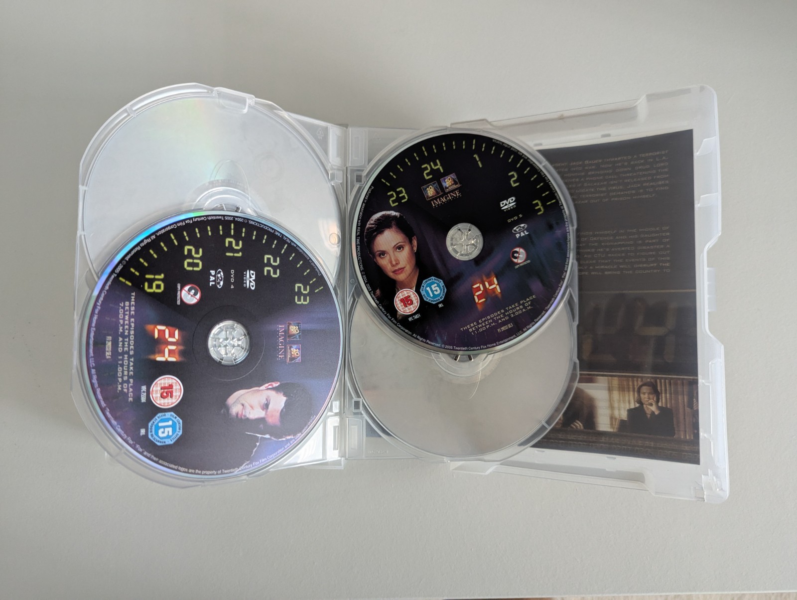 24 Twenty-Four TV Series Complete Seasons 1-4 DVD Sets READ