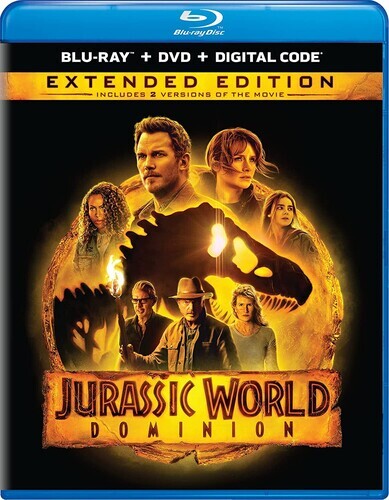 JURASSIC WORLD – Dominion Extended Edition W/ Slipcover DVD + BLU-RAY NEW/SEALED