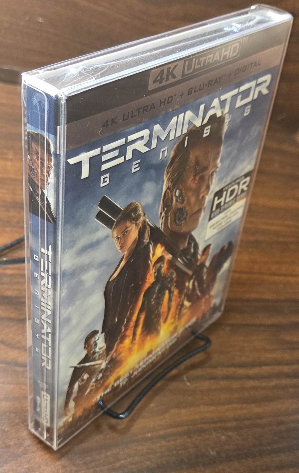 Terminator Genisys (4K/Blu-ray) SLIPCOVER w/PROTECTIVE SLEEVE-NEW- Free SHIPPING