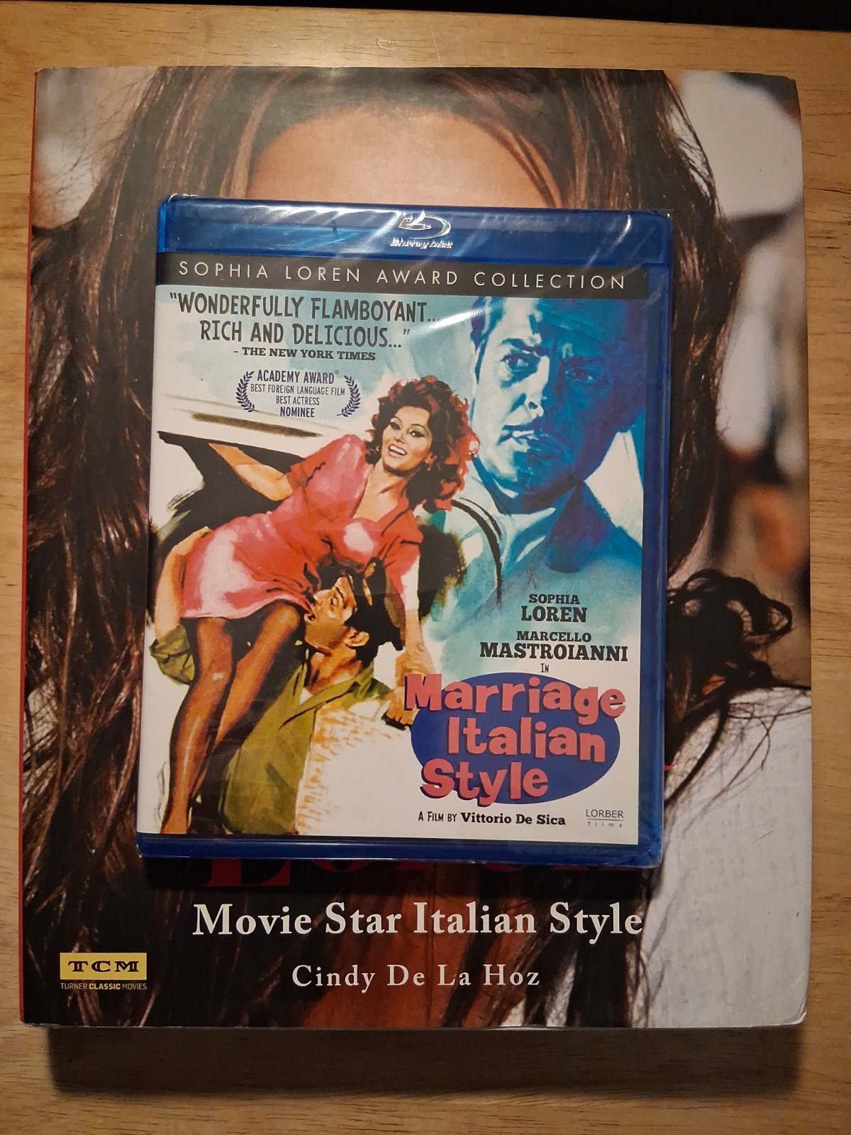 Sophia Loren Movie and Book Lot Marriage Italian Style Blu-ray New Sealed