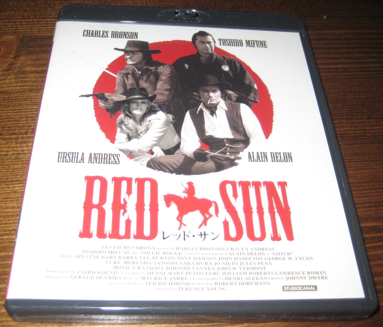 Red Sun Blu-ray Japanese Import USA Compatible Toshiro Mifune 1971 Alain Delon