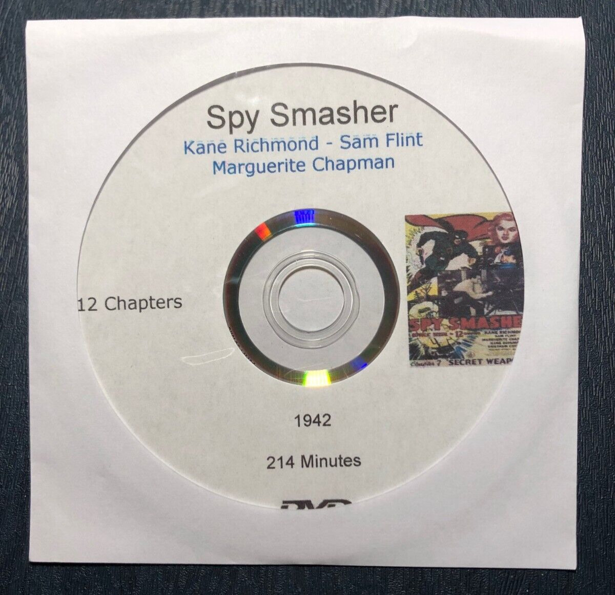 Spy Smasher – Classic Cliffhanger Serial Movie DVD Kane Richmond