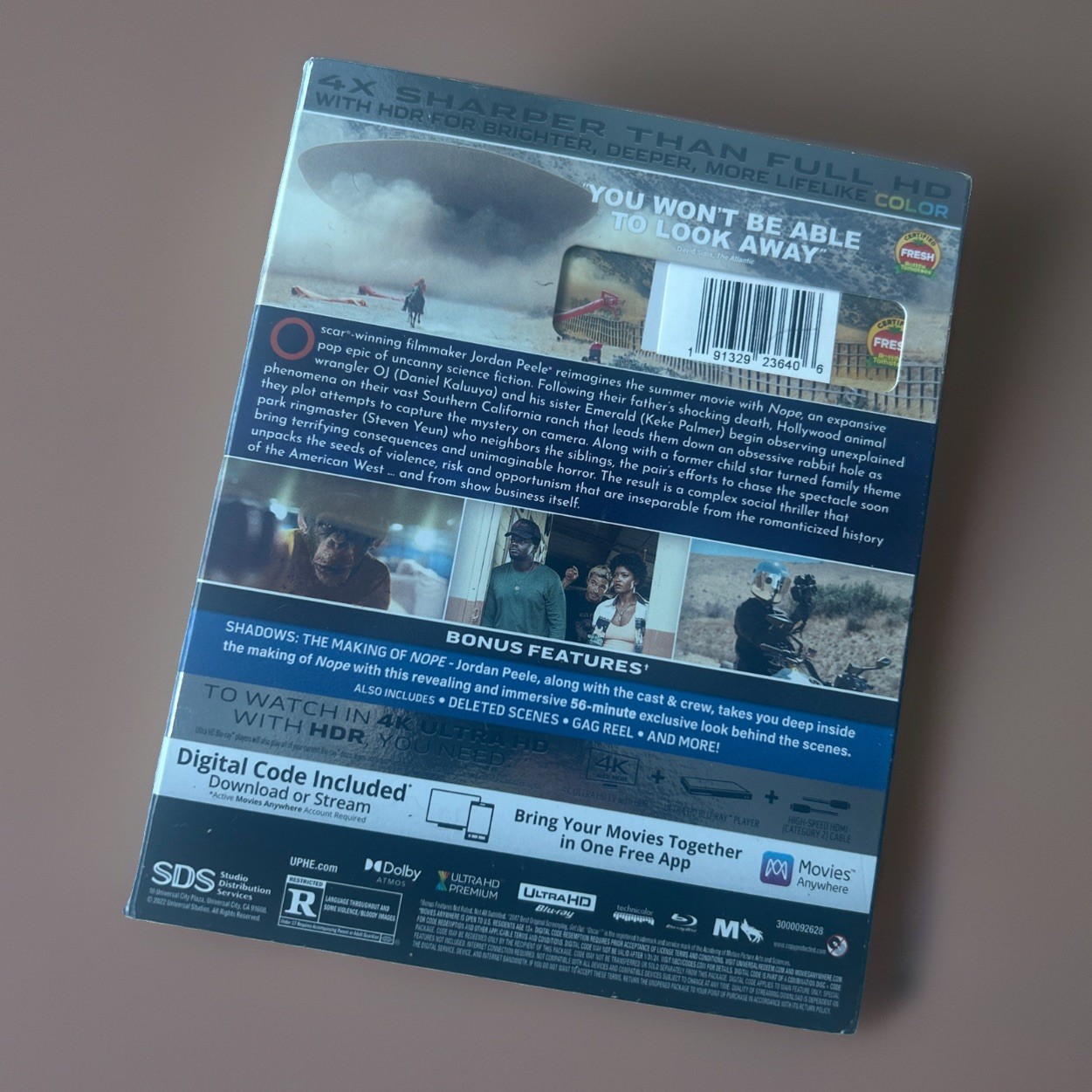 Nope (4K, Blu-ray, Digital, 2022) Exclusive Walmart Collectors Edition Slipcover