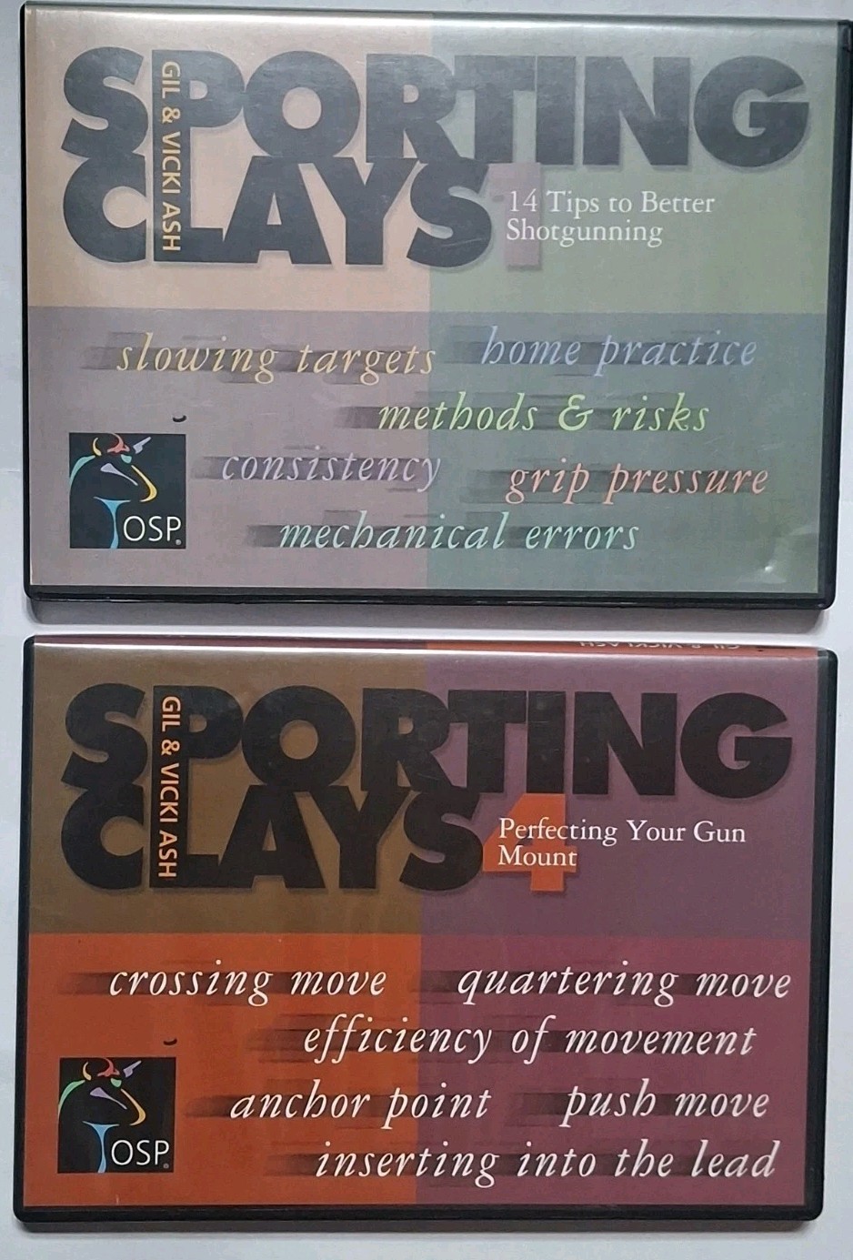 Sporting Clays DVD Lot Gil & Vicki Ash Tips to Better Shotgunning P… Gun Mount