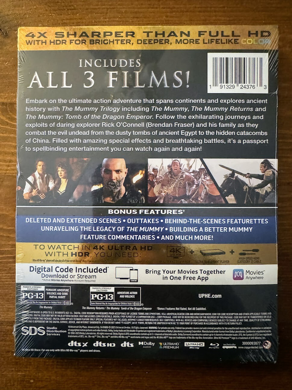 The Mummy Trilogy [4K Ultra HD + Blu-ray + Digital]
