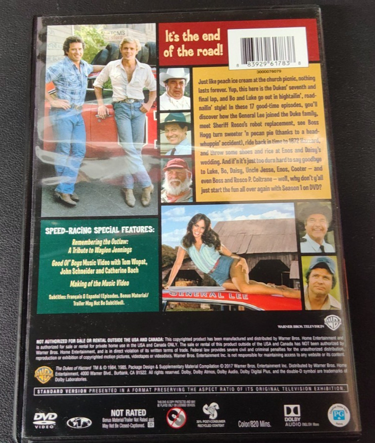 The Dukes of Hazzard The Complete Seventh Season DVDs