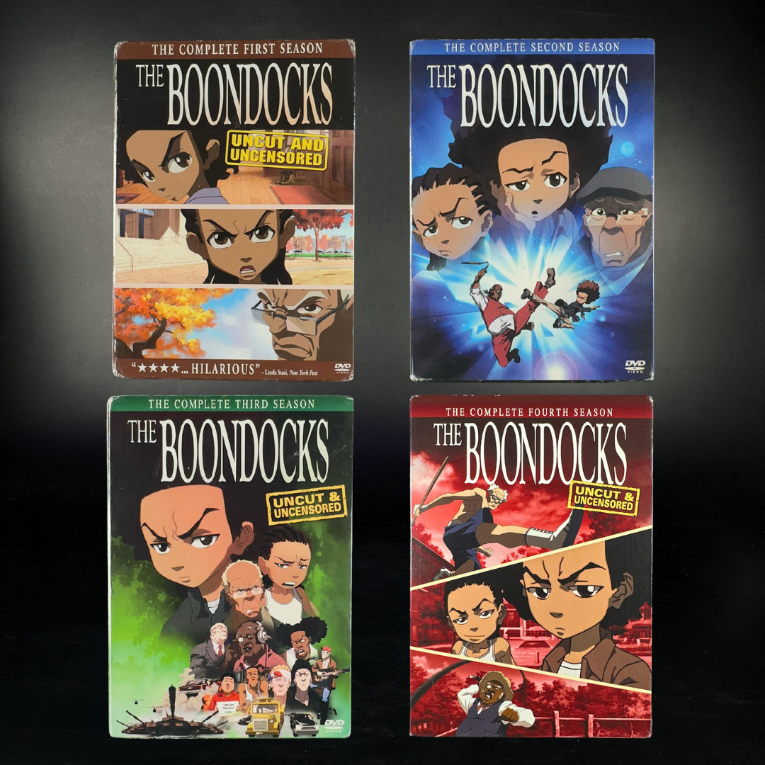 THE BOONDOCKS: Complete Series (DVD) – Seasons 1-4 Bundle *NEW/SEALED* FREE SHIP