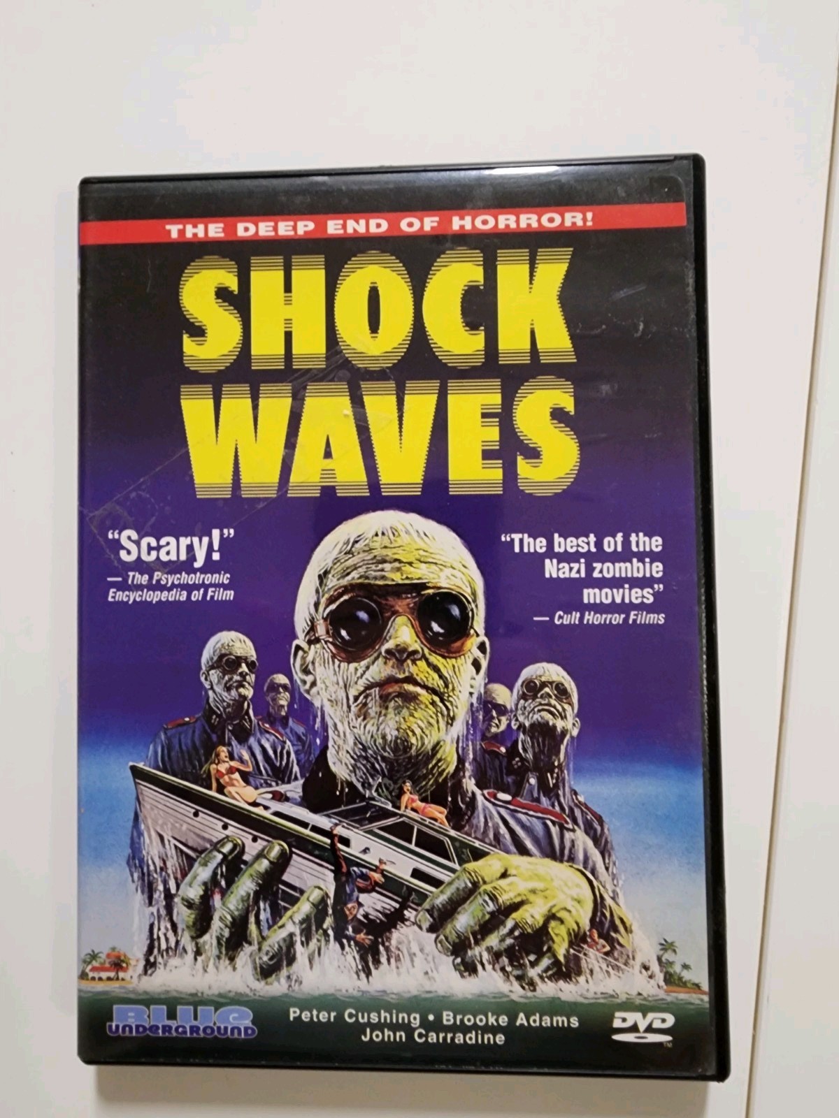 Blue Underground Shock Waves DVD 1976 Horror Zombies Peter Cushing Widescreen