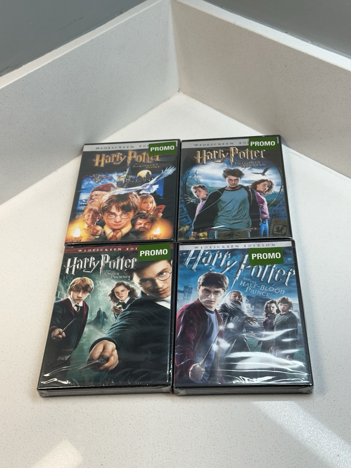 Harry Potter Sealed Promo DVD Lot 4 Sorcerer Azkaban Phoenix Half Blood