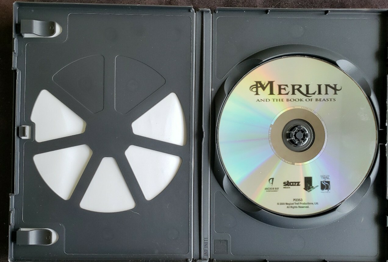 Merlin And The Book Of Beasts (DVD, 2009) Rare HTF OOP 100% Guaranteed VGC