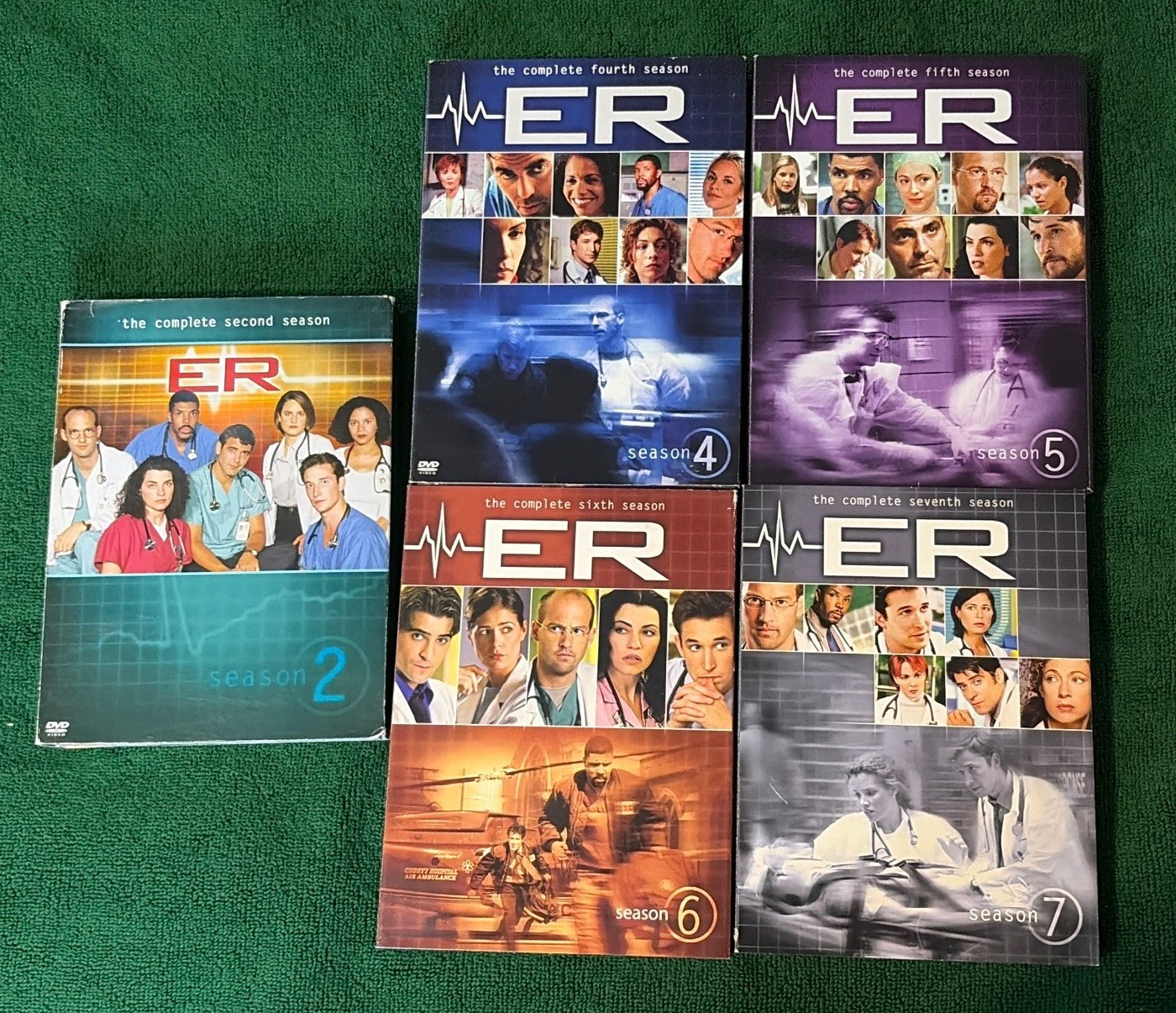 ER Season 2,4,5,6,7 [DVD] Set Medical Drama TV Show George Clooney