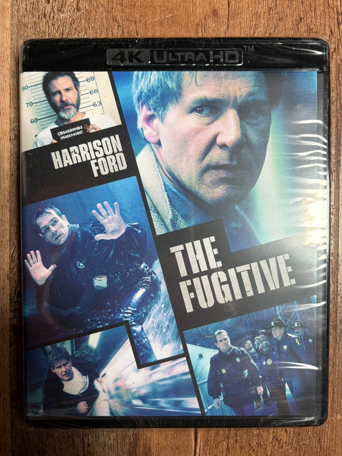 The Fugitive (4K UHD Blu-ray, 1993, Harrison Ford, Region Free) *NEW/SEALED*