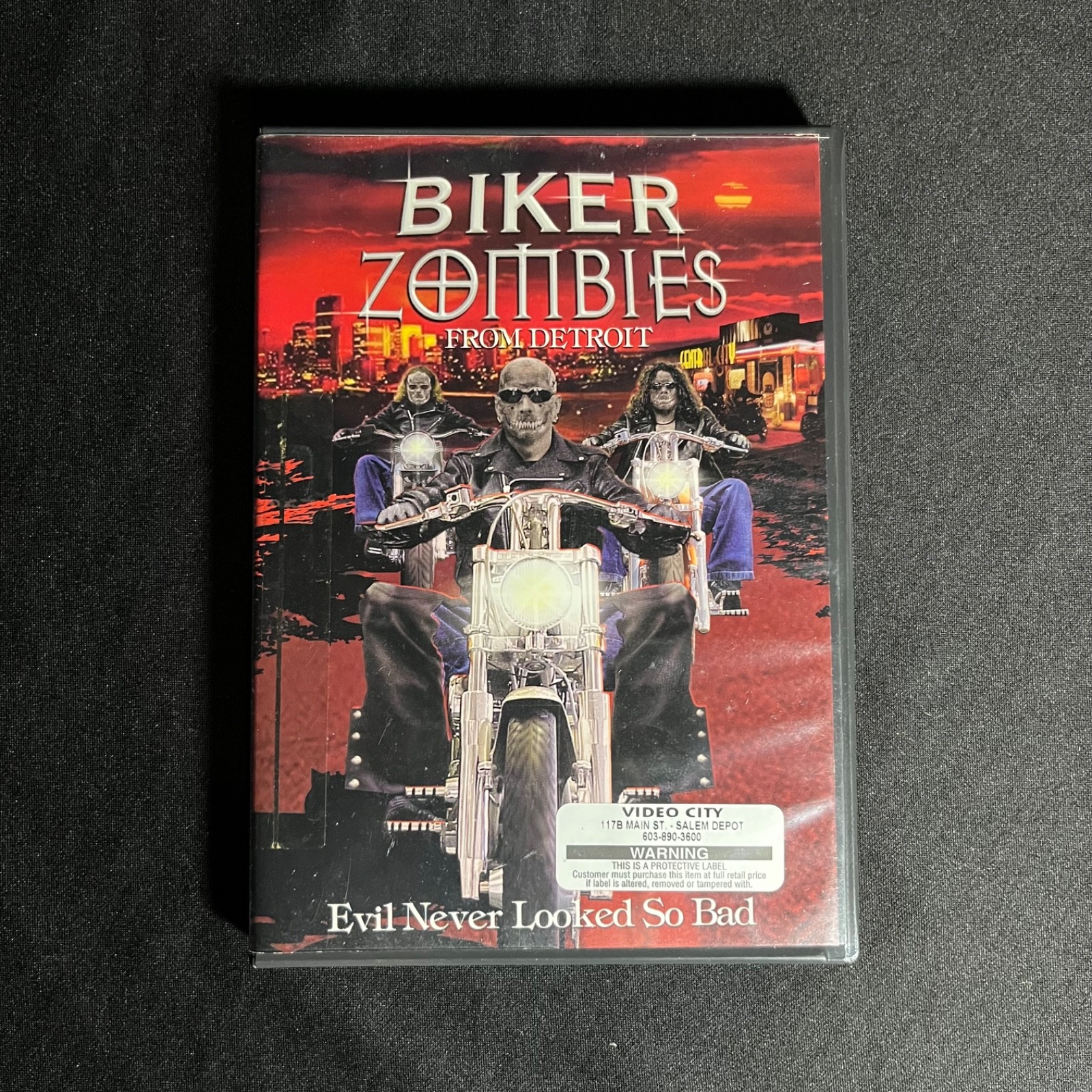 Biker Zombies From Detroit (DVD, 2002) OOP Horror Zombie Apocalypse Movie
