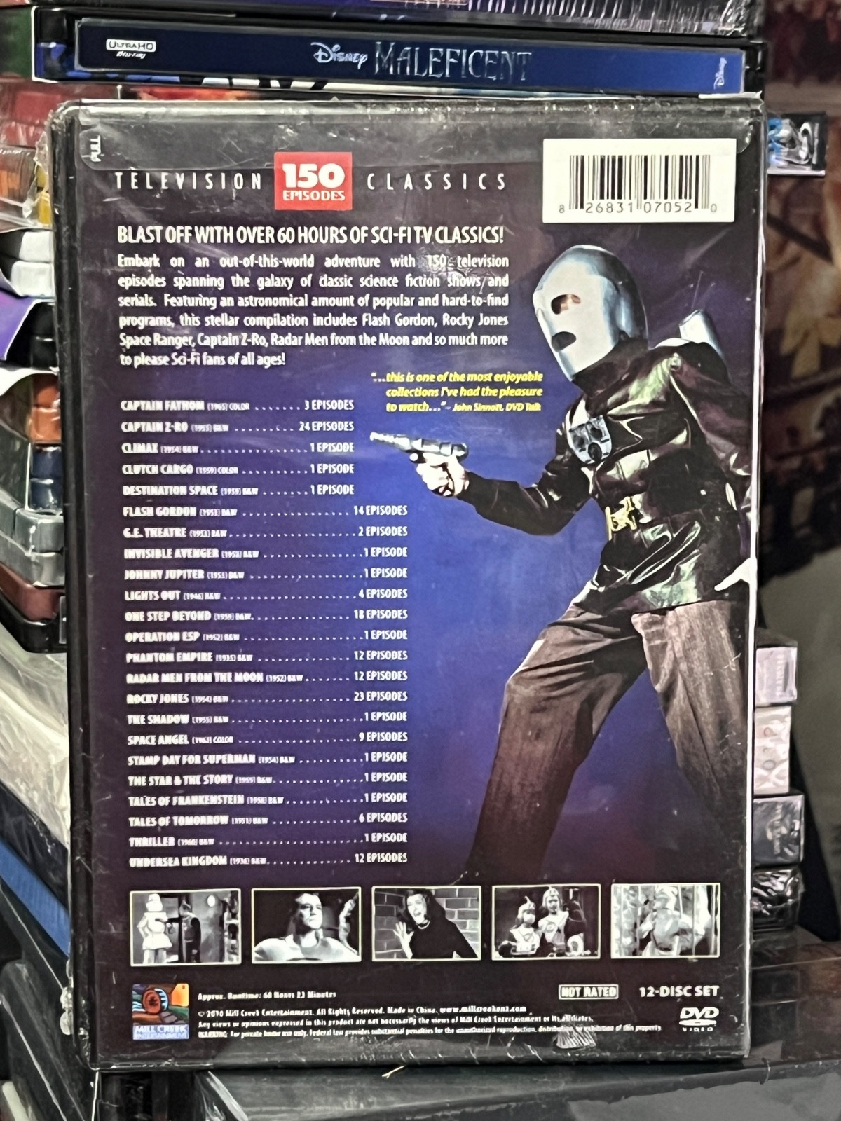 Classic Sci-Fi TV (DVD) Television Classics 150 Episodes! 12 DISC SET BRAND NEW!