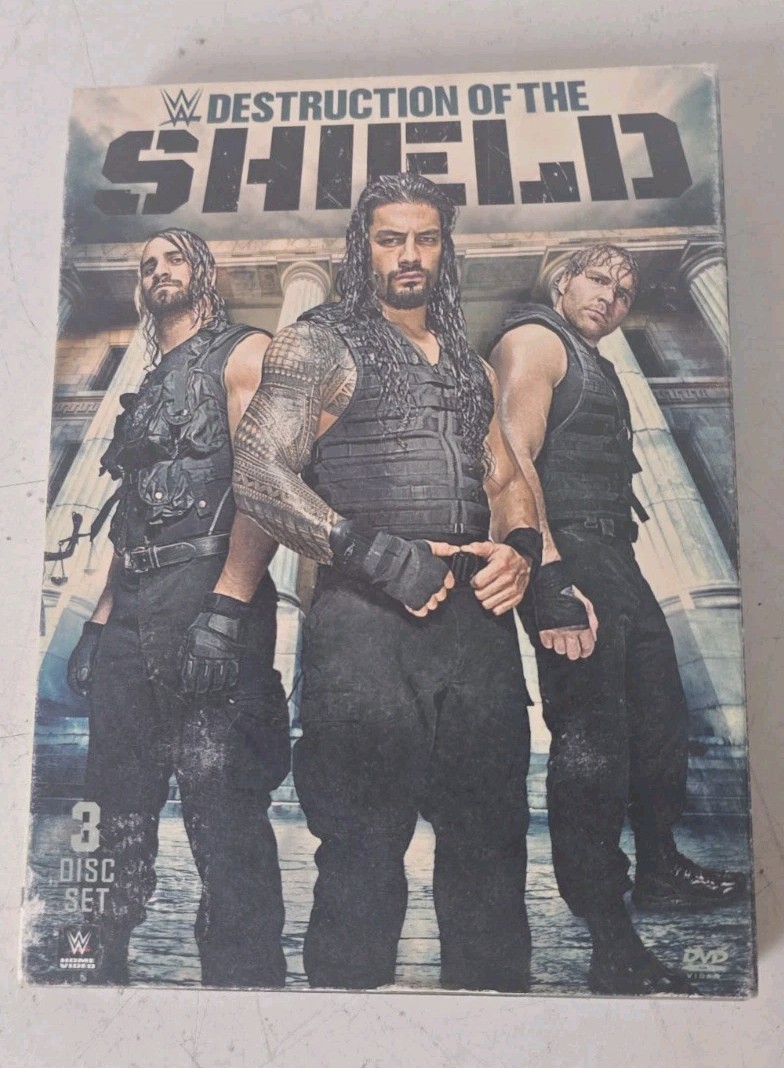 WWE Destruction of the Shield 3 Disk DVD Set Wrestling