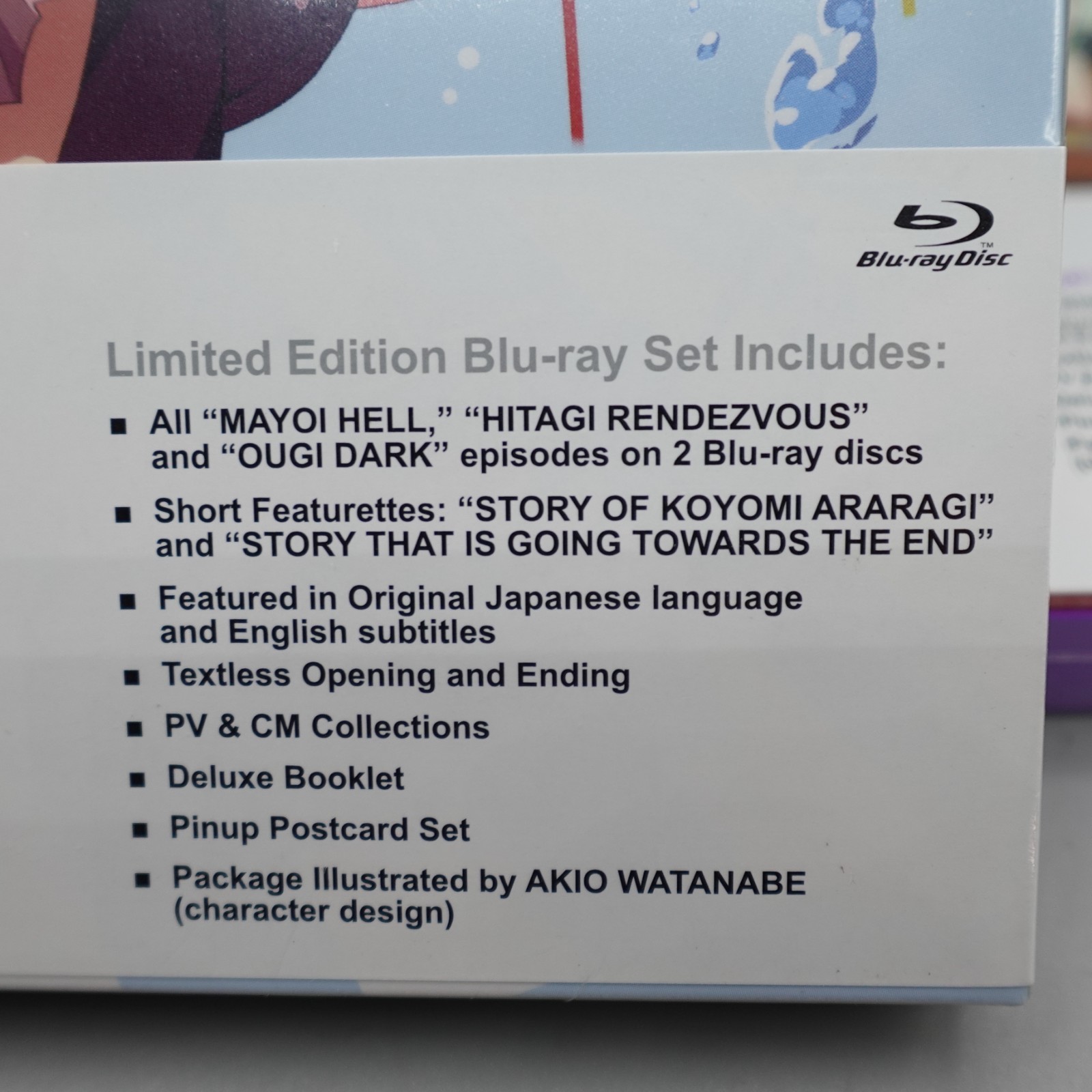 Owarimonogatari Aniplex USA Blu-ray Volume 1 2 3 set Limited Edition sealed lot